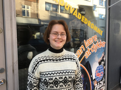 Katrine-Marie Burmeister - webmaster i Diving 2000