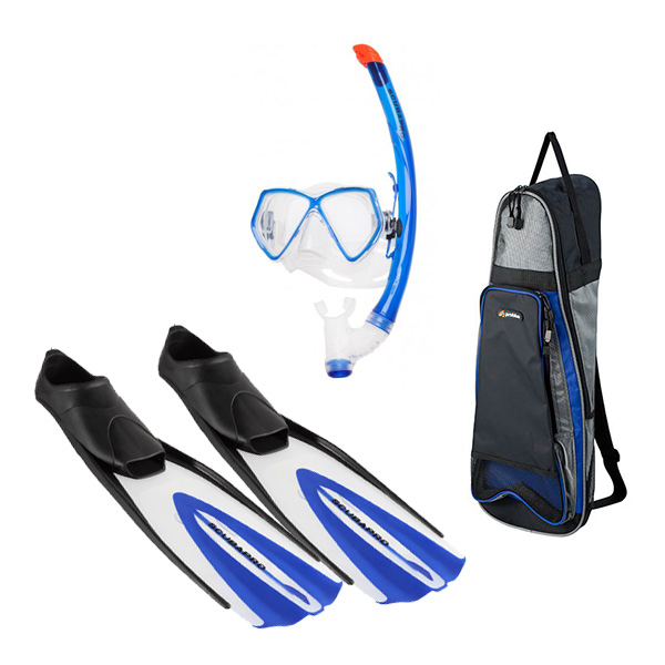 Scubapro, Snorkelsæt SILVER komplet 46-47 Laguna Blå Billede af Scubapro, Snorkelsæt SILVER komplet 46-47 Laguna Blå